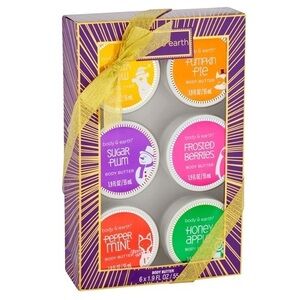 Body & Earth Body Butter Bath Set, 1.9 fl oz, 6 pieces